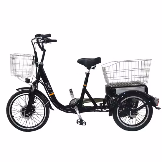Hot Sell Electric Lady City Bike Bicycle Tricycle Trikevtuvia 24 Inch Electric Trike Fat Tire36V Lithium Battery Electric Drift Scooter Trike