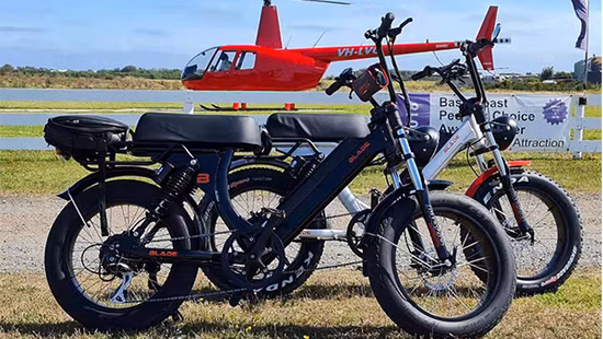 Queene Low Step Through Hidden Lithium Battery Full Suspension Fat Electric Bike Snow Ebike